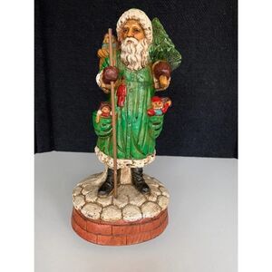 Enesco old world santa music player old world folk primitive